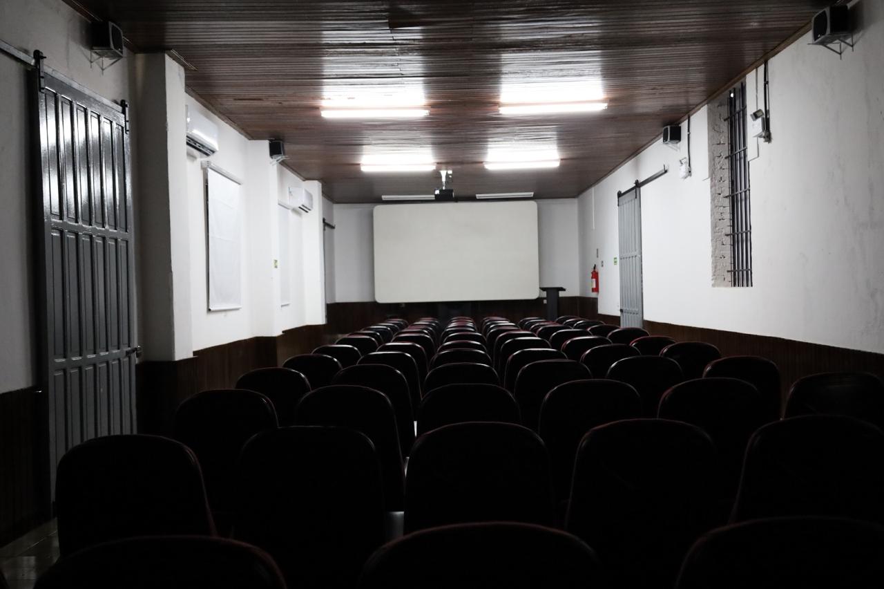 Cinema do Museu Ferroviário de Pires do Rio