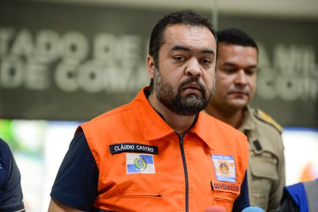 Tomaz Silva/Agência Brasil Rio de Janeiro (RJ), 23/03/2024 – O governador do estado do Rio de Janeiro, Cláudio Castro durante coletiva de imprensa no Centro Integrado de Comando e Controle (CICC), na Cidade Nova, no Rio de Janeiro. Foto: Tomaz Silva/Agência Brasil